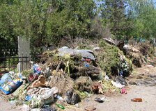 Жалоба-отзыв: Кладбище Франчиха, г. Ессентуки - Не убирают мусор.  Фото №2