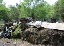 Жалоба-отзыв: Кладбище Франчиха, г. Ессентуки - Не убирают мусор.  Фото №3