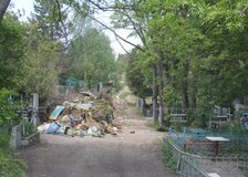 Жалоба-отзыв: Кладбище Франчиха, г. Ессентуки - Не убирают мусор.  Фото №5
