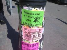 Жалоба-отзыв: Рекламой проституток обвешан весь город!.  Фото №2