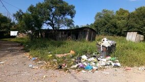 Жалоба-отзыв: Жители улицы Мурманской вынуждены жить среди куч мусора.  Фото №3