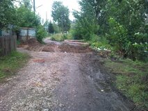 Жалоба-отзыв: Водоканал КРАСКОМ - Вырали яму, бугры на дороге сделали и ничего не убрали за собой